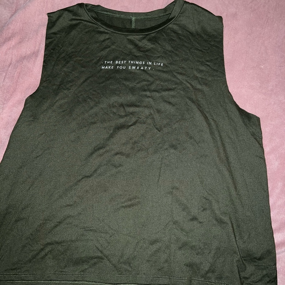 Green Workout Tank